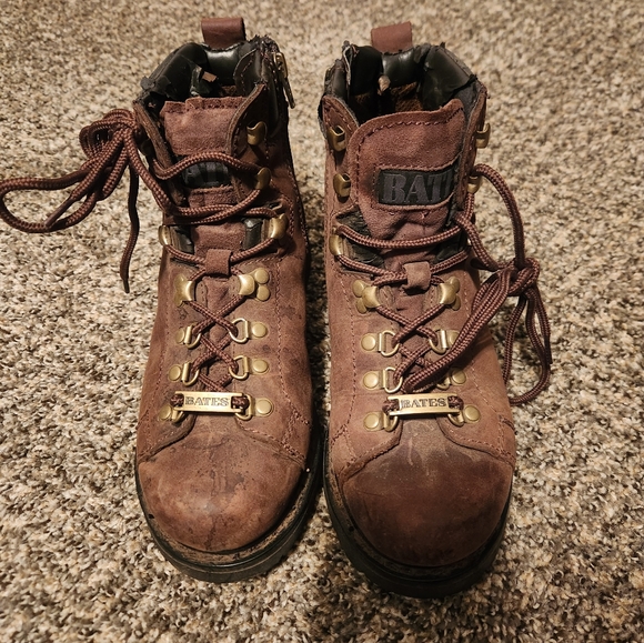 Bates Shoes - Bates Womems Brown Leather Boots